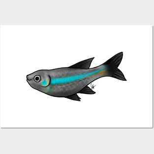 Fish - Tetras - Green Tetra Posters and Art